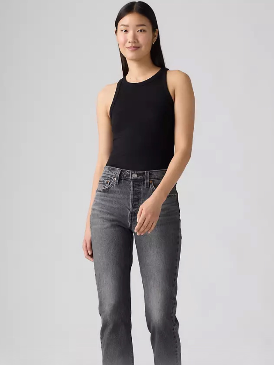 Levi’s 501 Original Black Wash 24 / 25 Euc